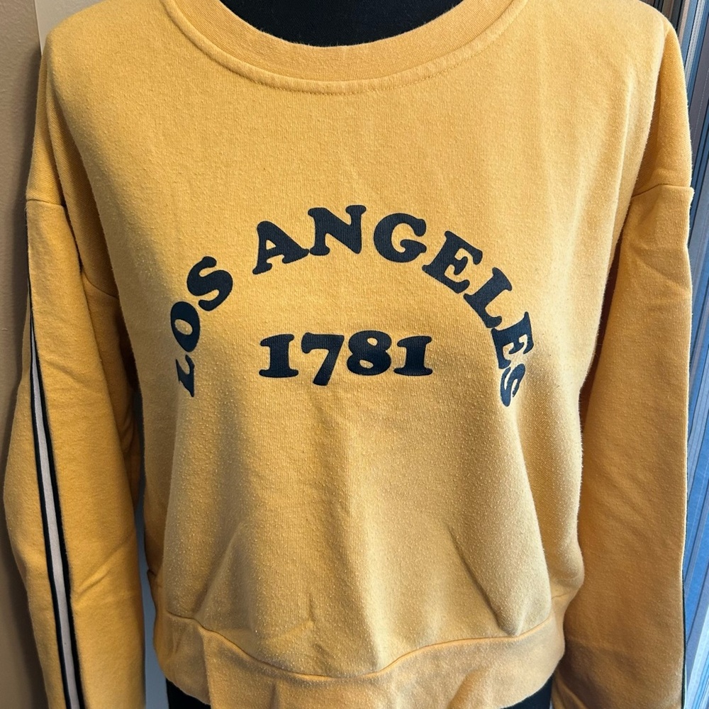 Los Angeles 1781 Crewneck Sweatshirt - Mustard